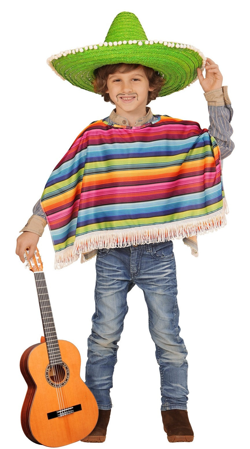 Poncho mexicain enfant pas cher