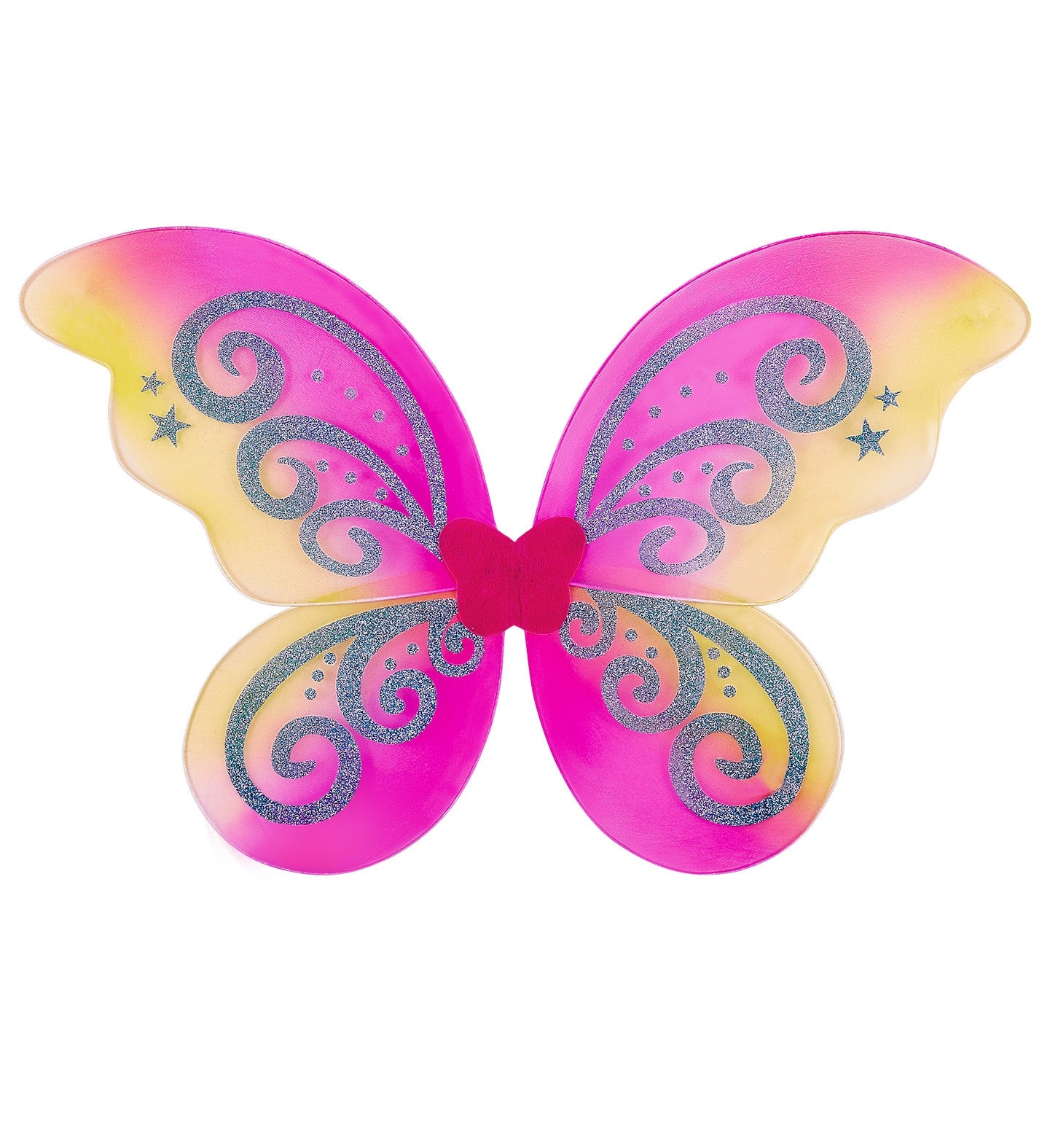 Ailes de fée rose pailletée pour fille
