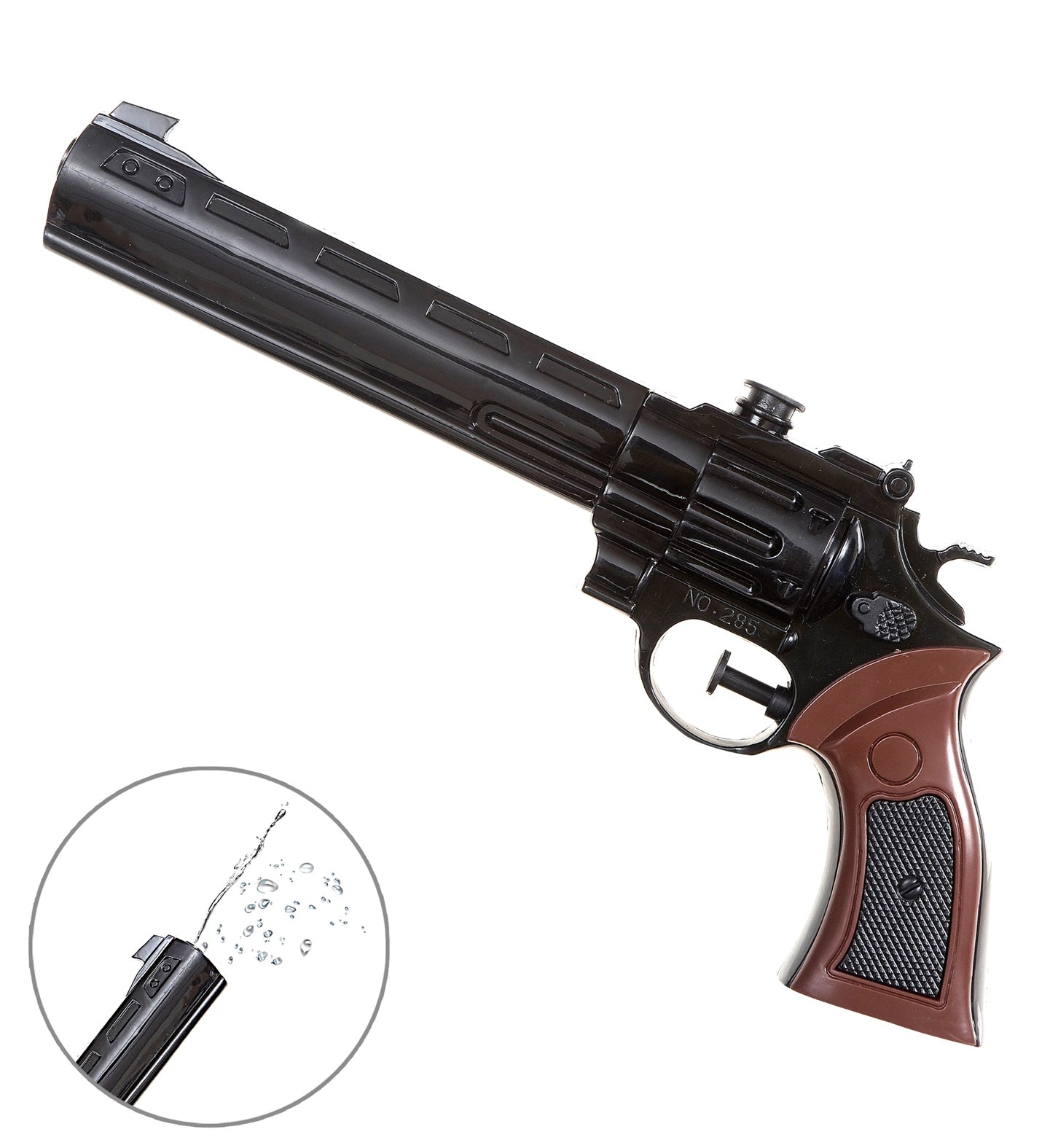 Pistolet à eau cowboy de 30 cm : jeu d'eau amusant et rafraîchissant