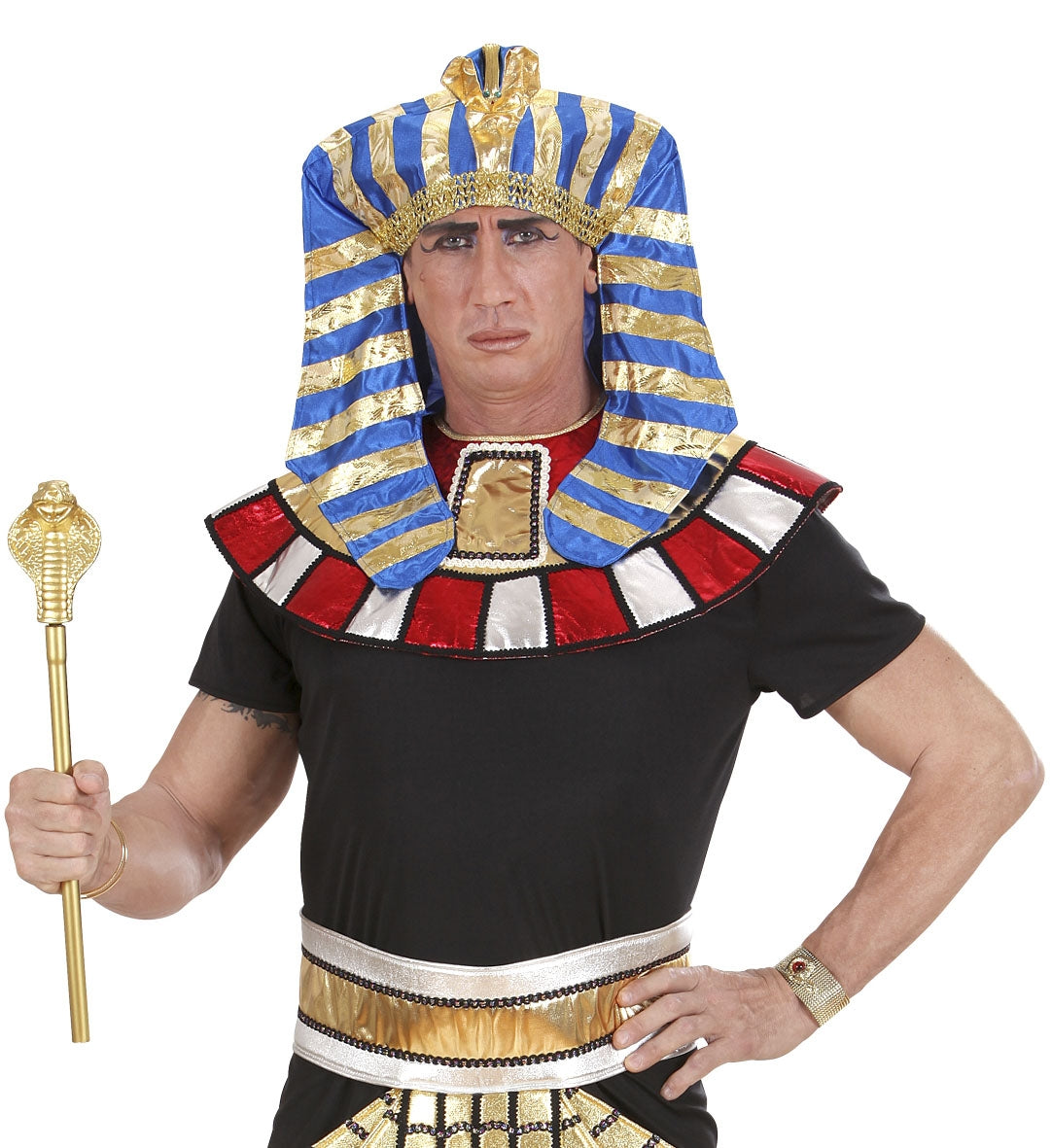 Sceptre Egyptien doré de 48 cm