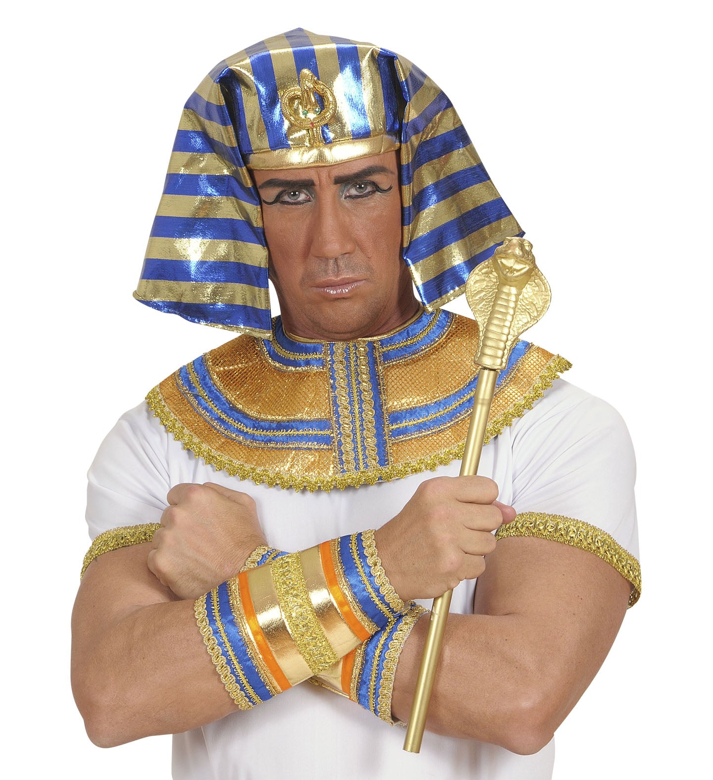 Sceptre Egyptien doré de 48 cm