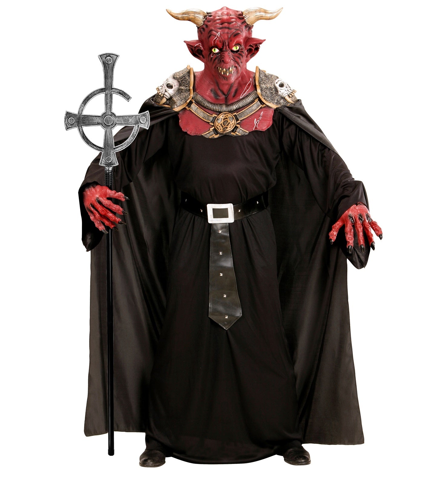 Canne avec Crosse Messe Noire Amovible - Accessoire mystérieux pour vos déguisements