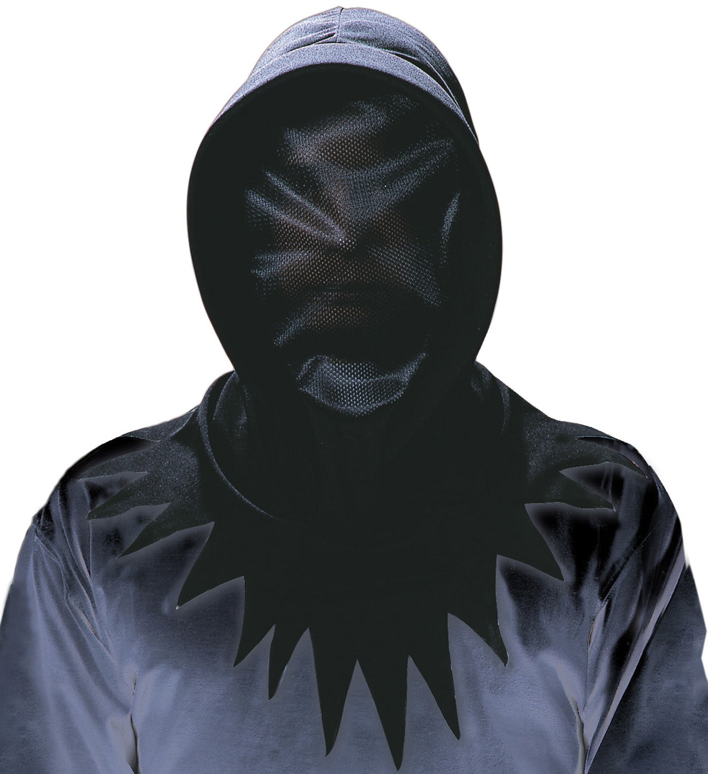 Capuche avec Masque Noir de Faucheuse : Plongez dans l'Horreur