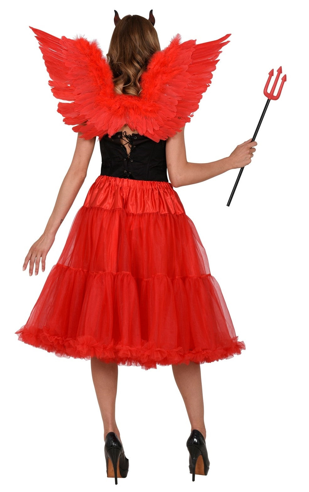 Jupe/Jupon en Tulle Rouge 65 cm | Accessoire Polyvalent pour une Tenue Envoûtante