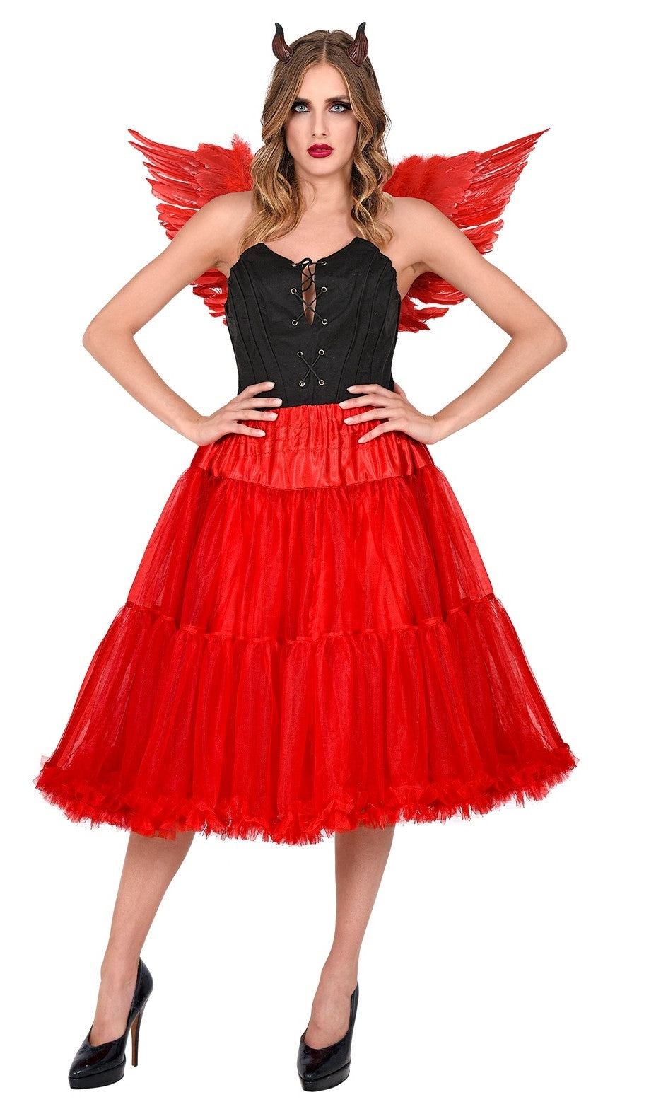 Jupe/Jupon en Tulle Rouge 65 cm | Accessoire Polyvalent pour une Tenue Envoûtante
