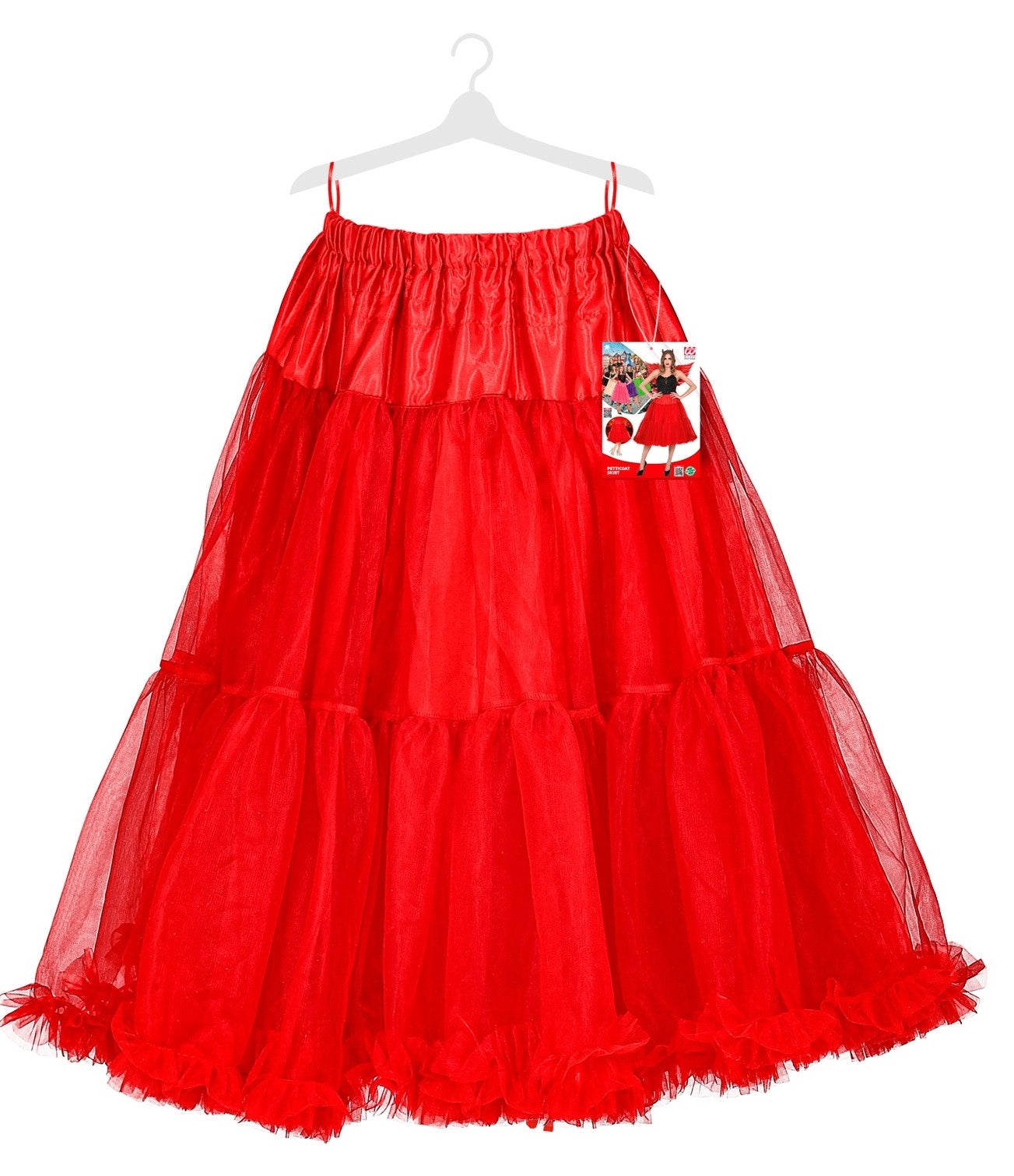 Jupe/Jupon en Tulle Rouge 65 cm | Accessoire Polyvalent pour une Tenue Envoûtante