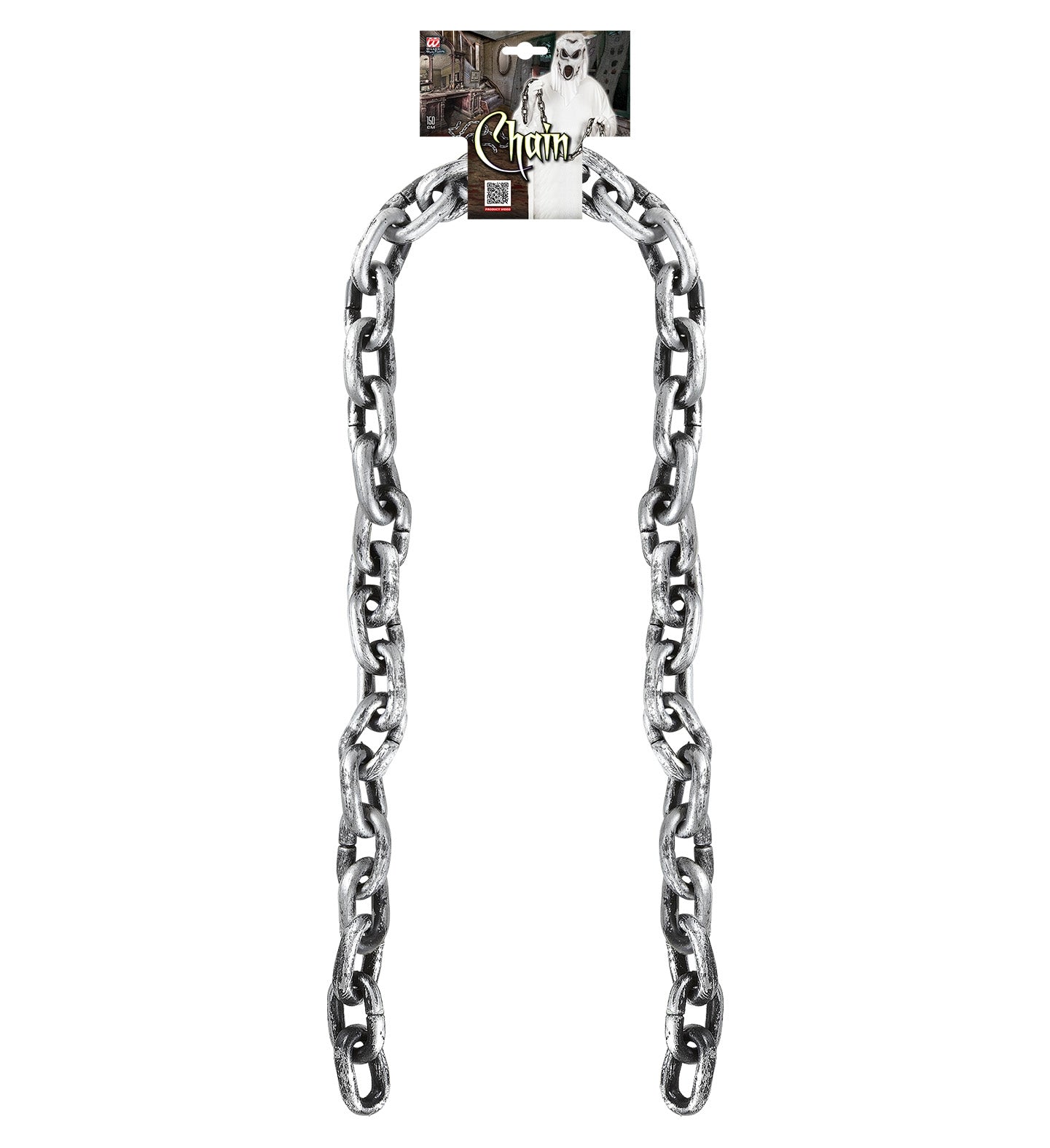 Chaîne 150 cm Aspect Métal : Accessoire pour Faucheuse et Fantôme