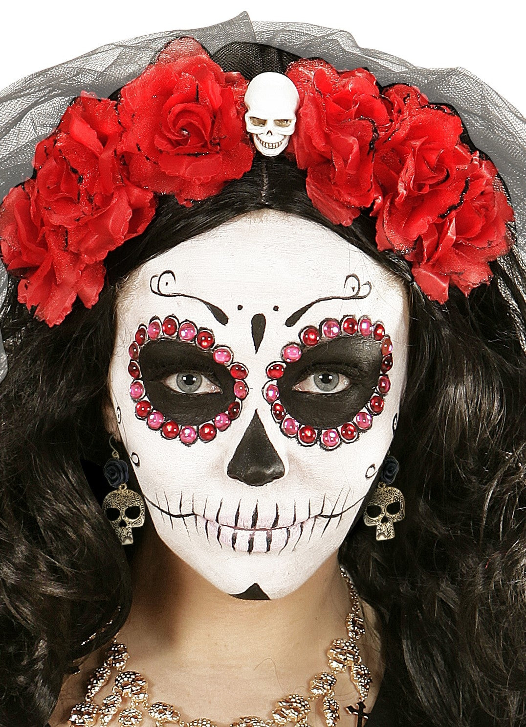 Boucles d'Oreilles Squelette Dia de los Muertos : Élégance Étrange Halloween