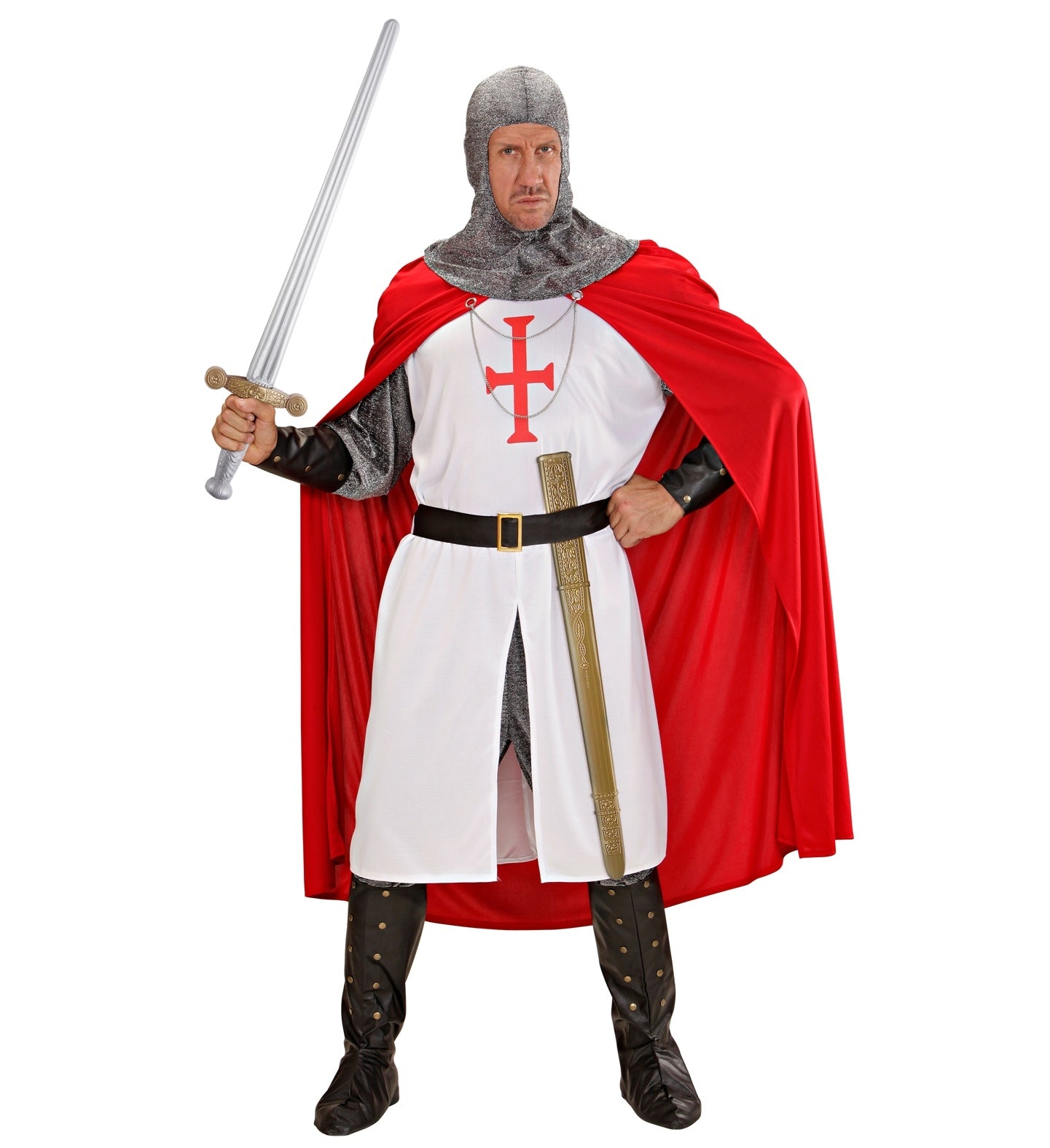Épée de Chevalier avec Étui - L'Arme Légendaire du Moyen Âge