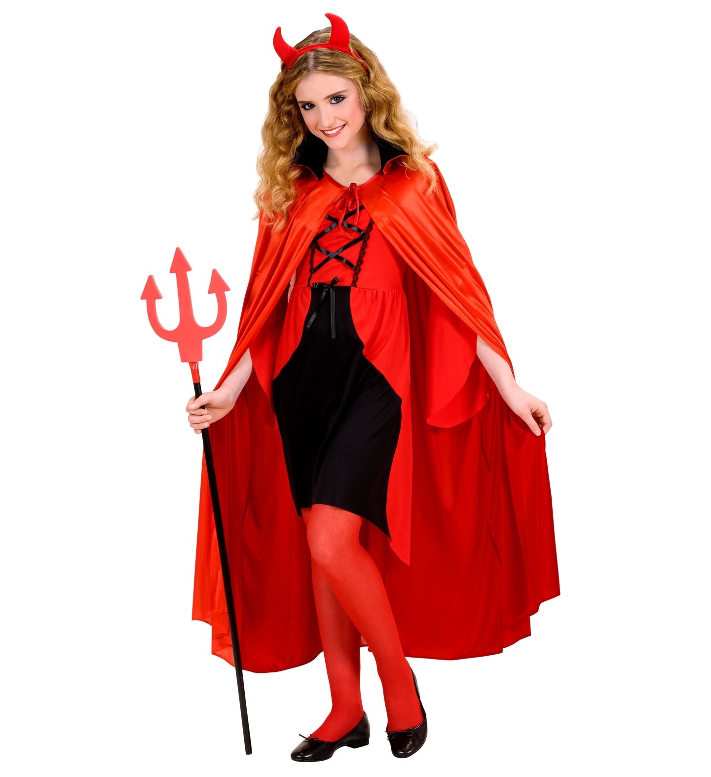 Cape rouge enfant 110 cm : Parfait pour Halloween