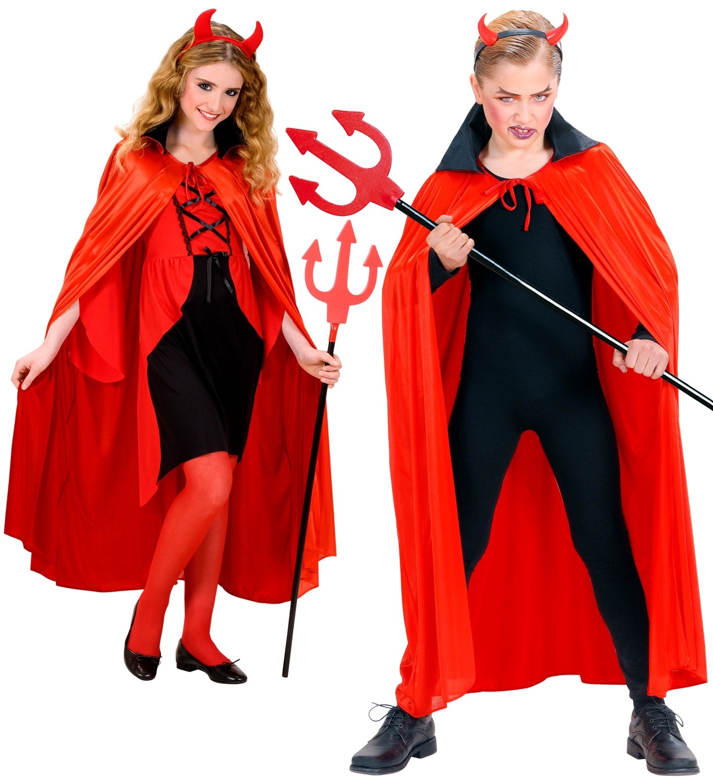 Cape rouge enfant 110 cm : Parfait pour Halloween