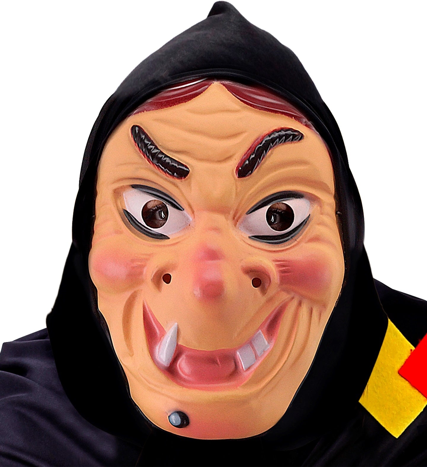 Masque de Sorcière Effrayante avec foulard