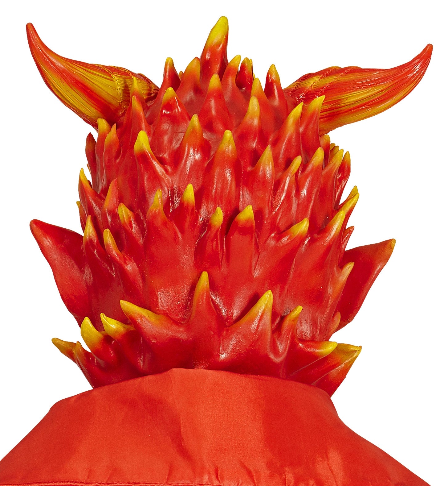 Masque Intégral en Latex de Démon en Flammes