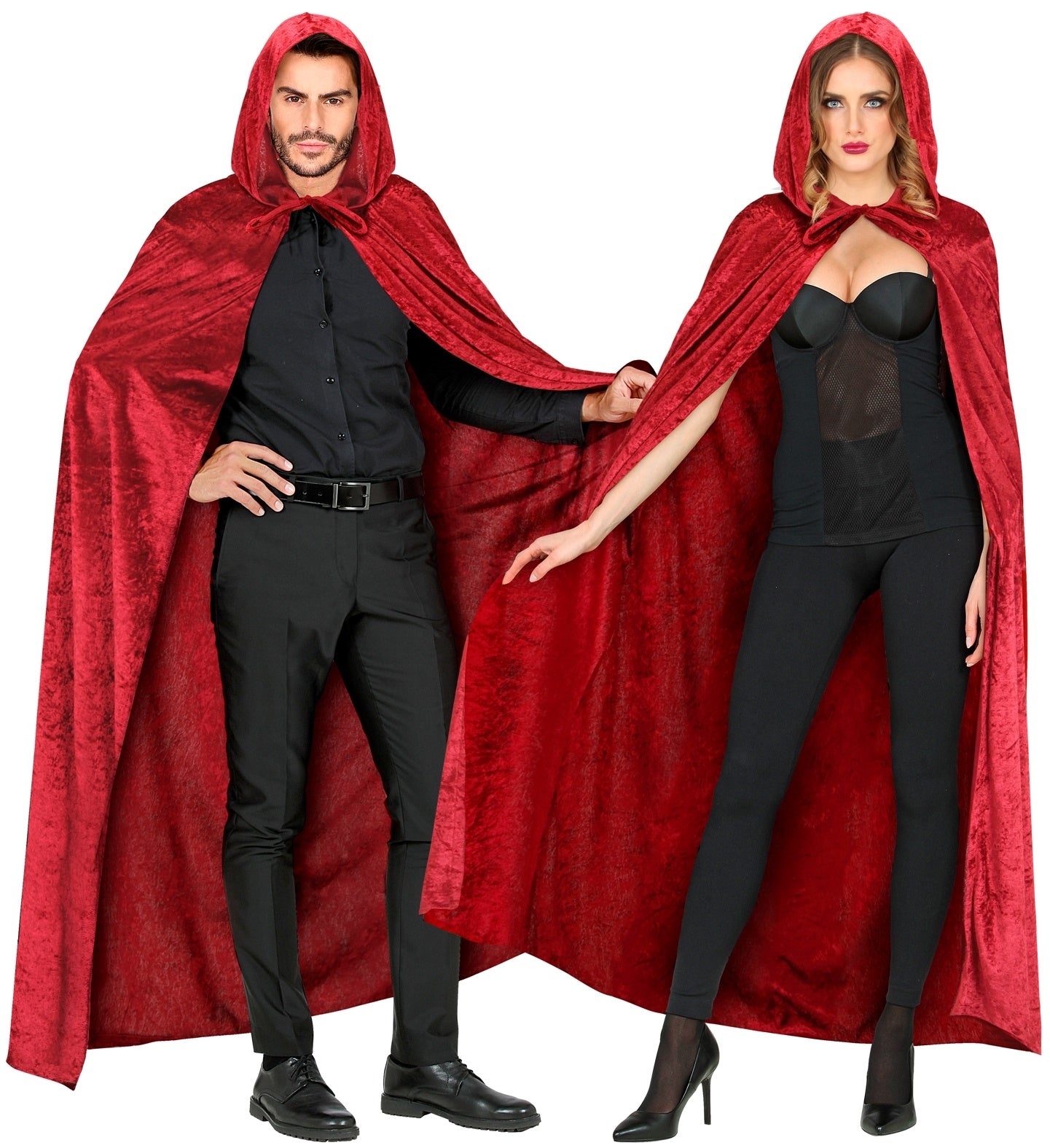 Cape Bordeaux avec Capuche - Élégance Mystérieuse pour Vos Costumes