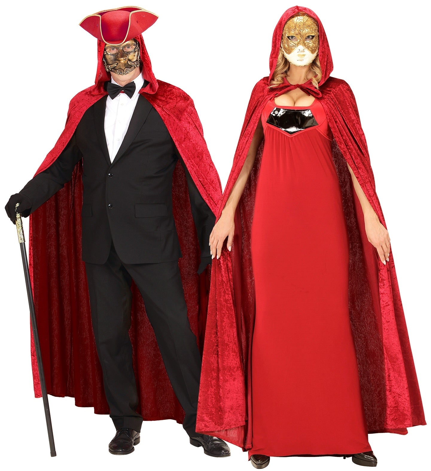 Cape Bordeaux avec Capuche - Élégance Mystérieuse pour Vos Costumes