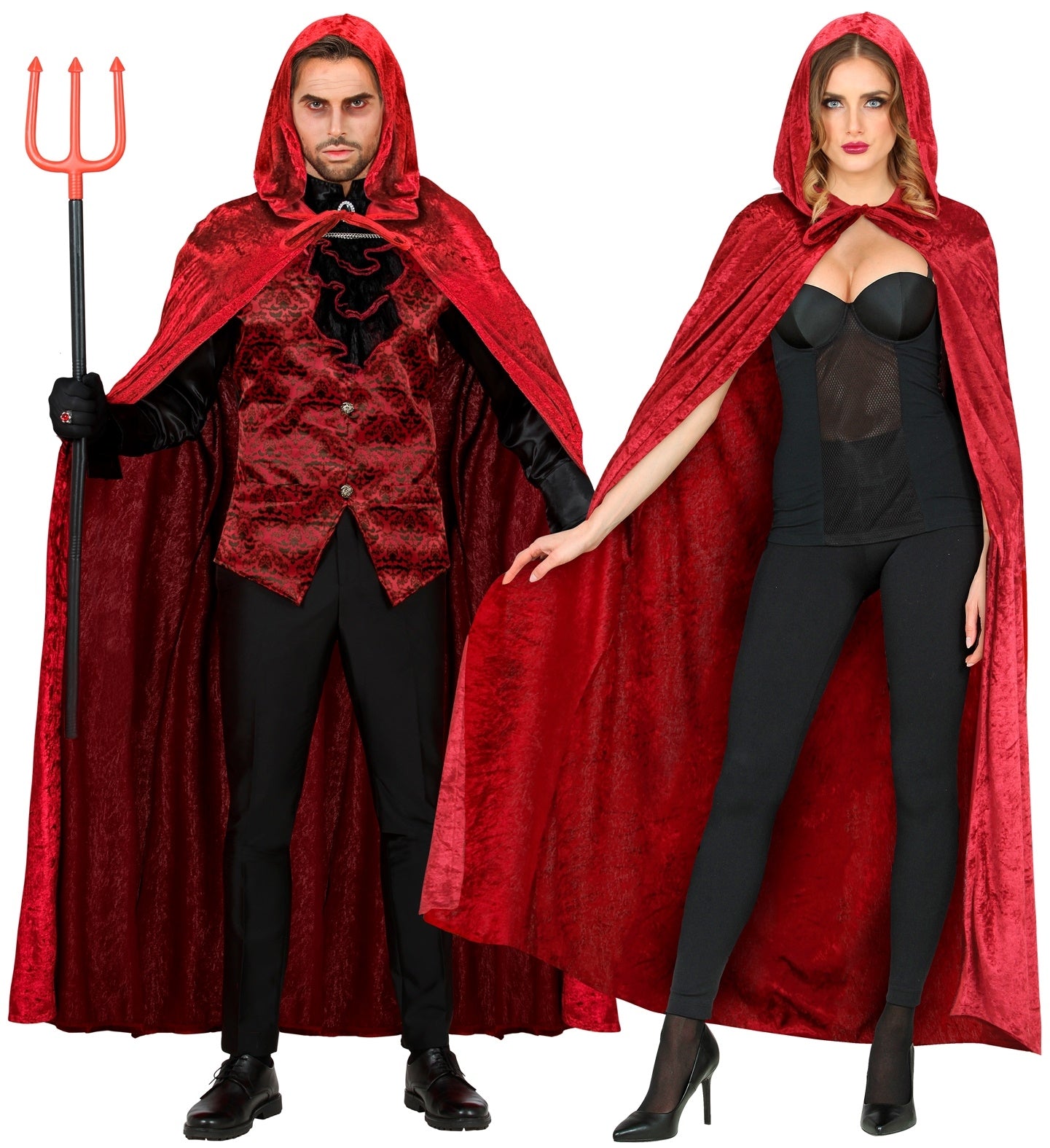 Cape Bordeaux avec Capuche - Élégance Mystérieuse pour Vos Costumes