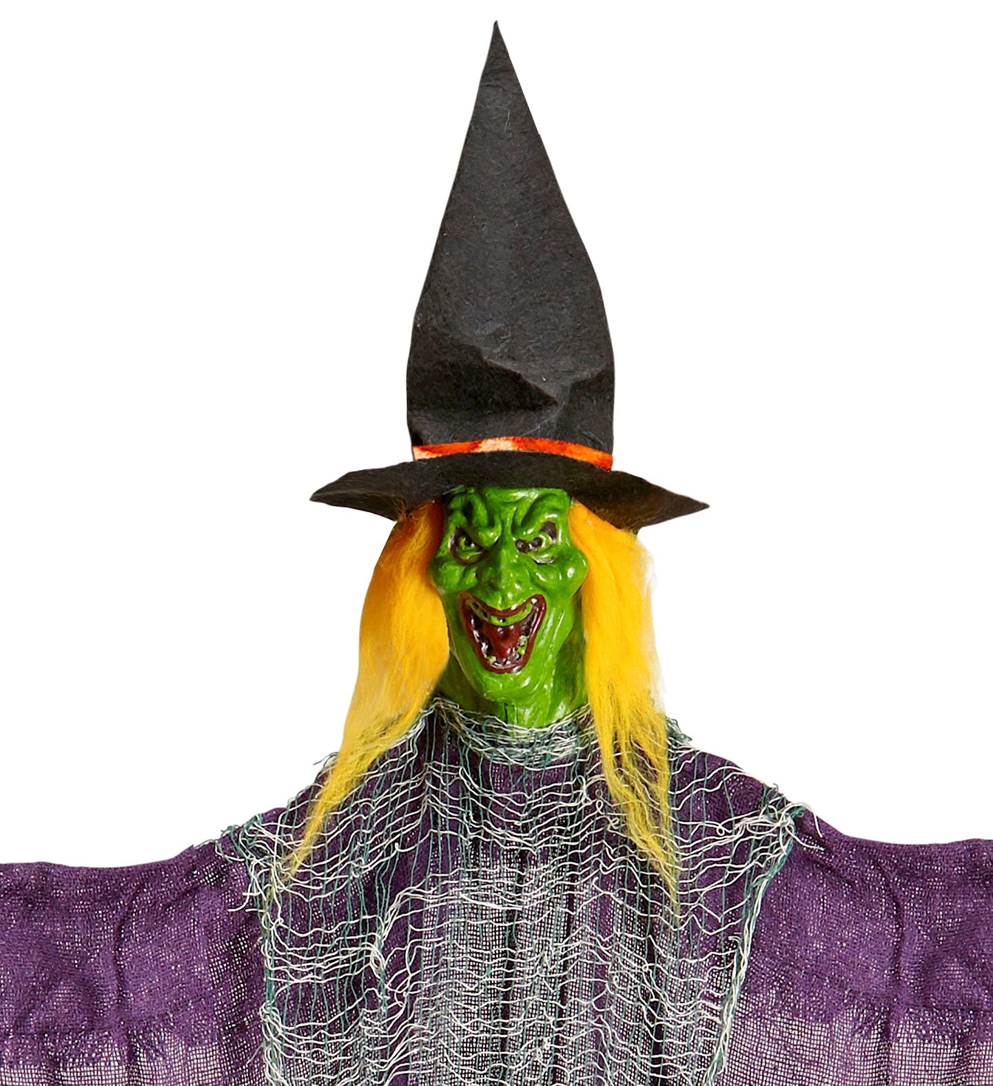 Décoration d'Halloween : Sorcière 138 cm avec Balai