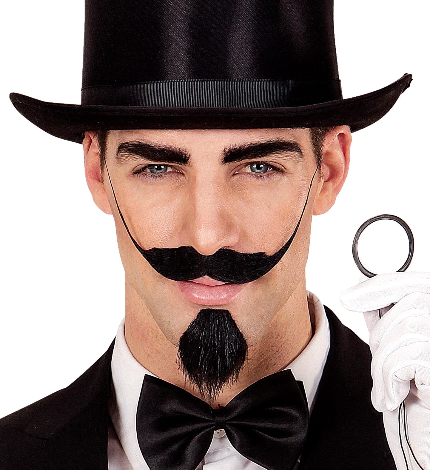 Moustache et Bouc de Théâtre Noirs : Transformez-vous en un Instant