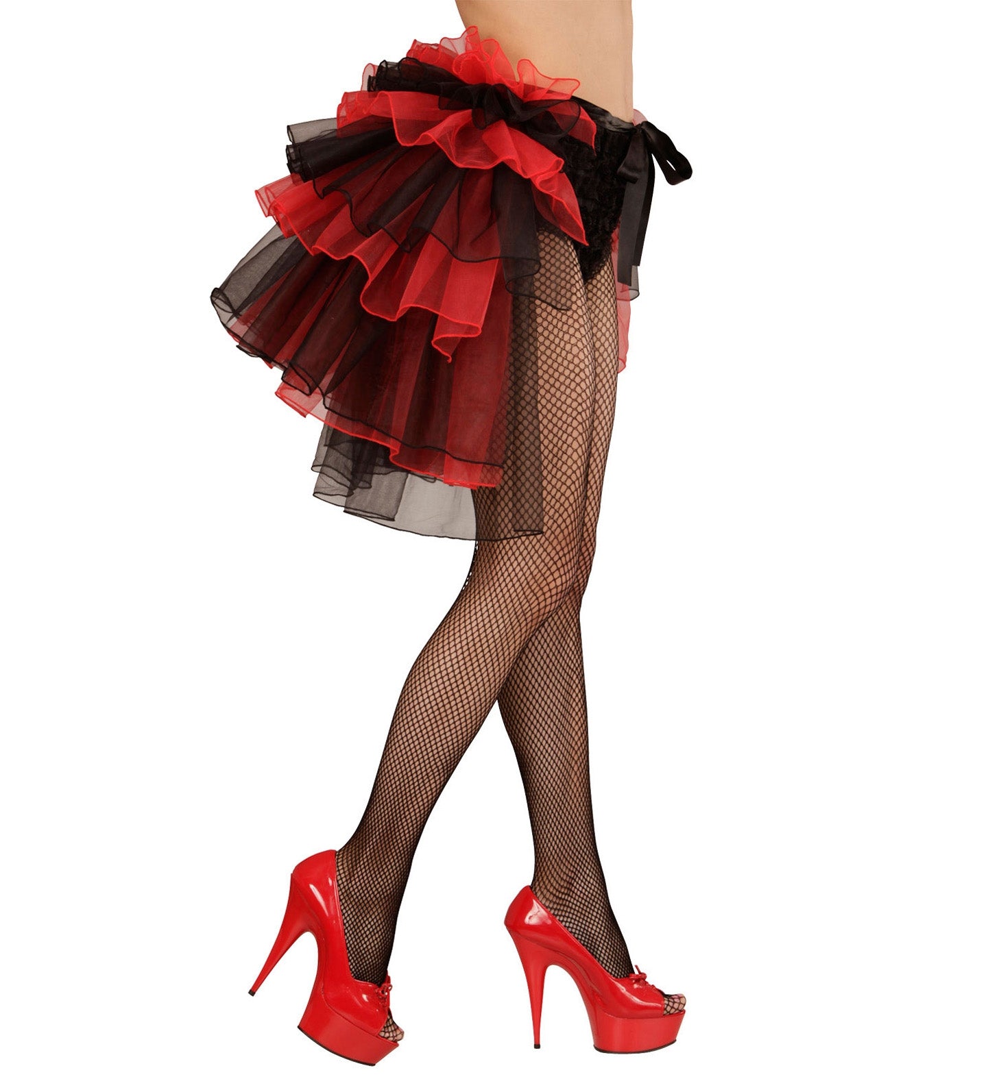 Jupe Tutu Noir et Rouge : Flirtez avec la Danse et le Glamour