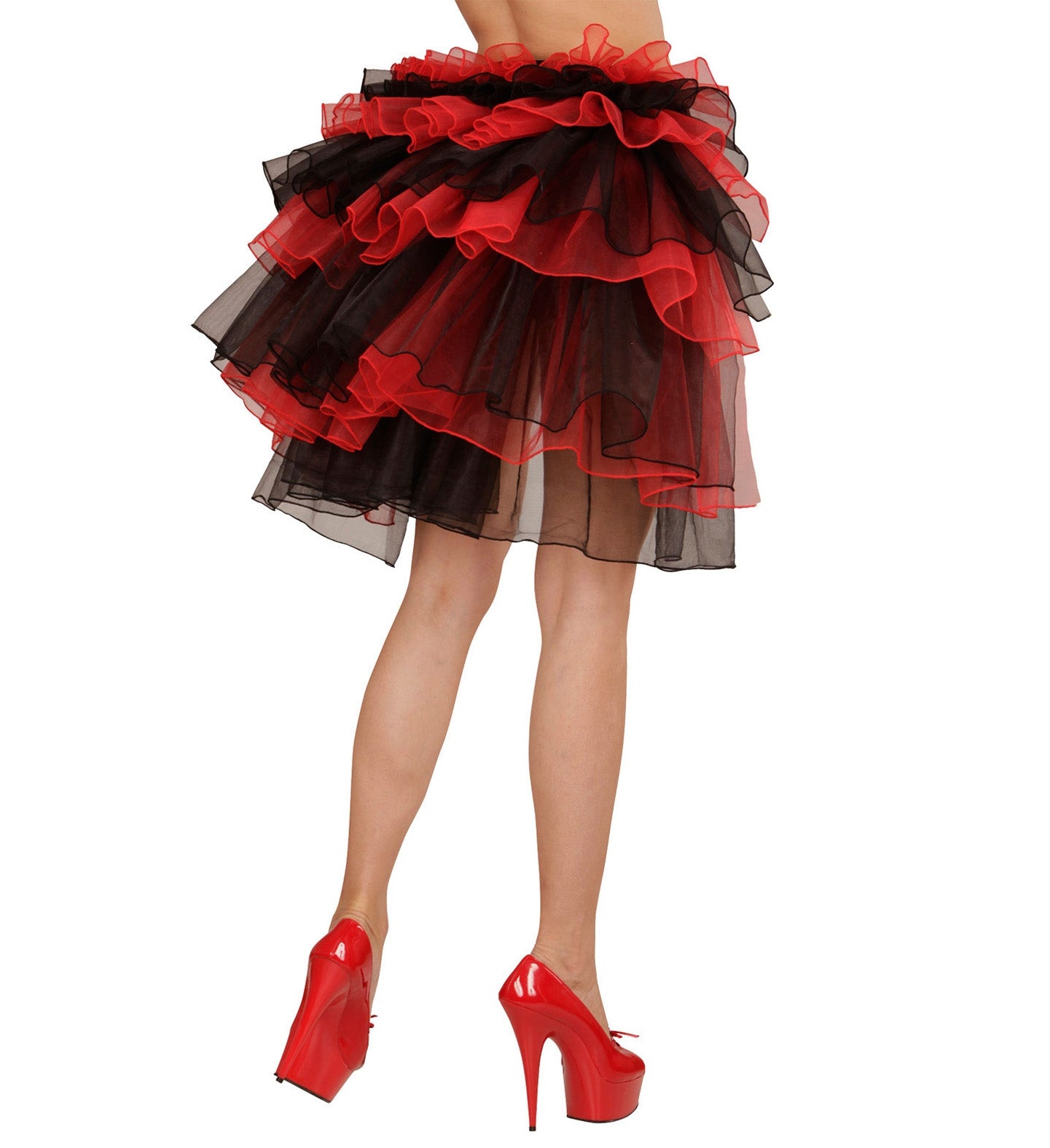 Jupe Tutu Noir et Rouge : Flirtez avec la Danse et le Glamour