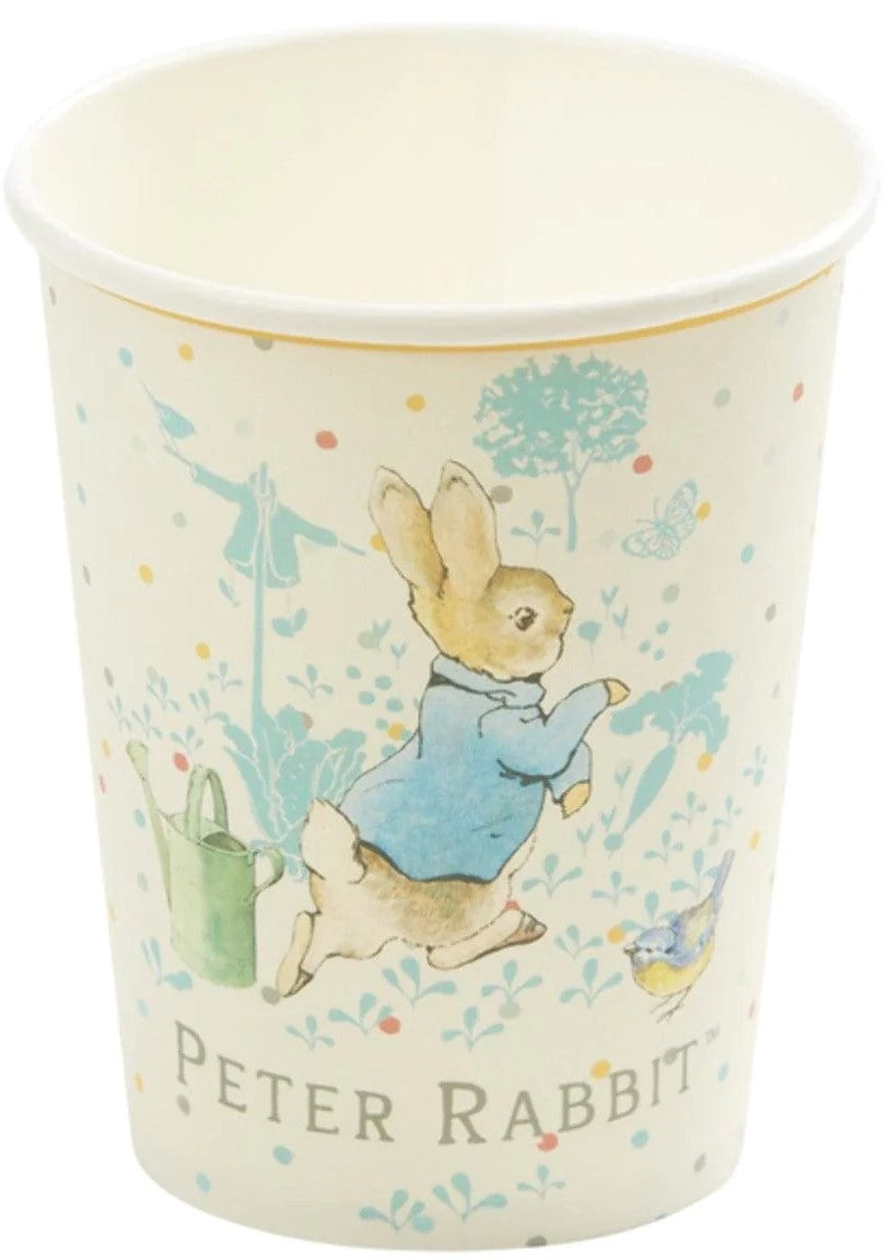 8 Gobelets Festifs Pierre le lapin, Déco de Table