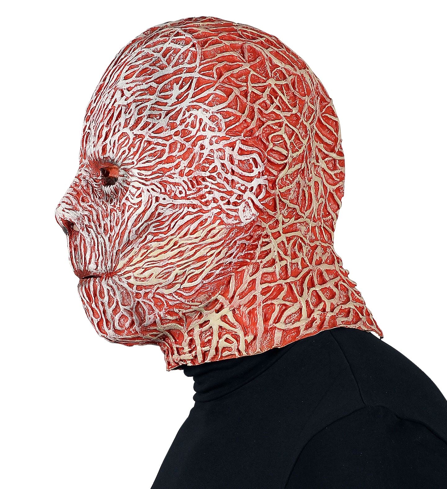 Horreur Garantie : Masque visage brulé Effrayant pour un Halloween