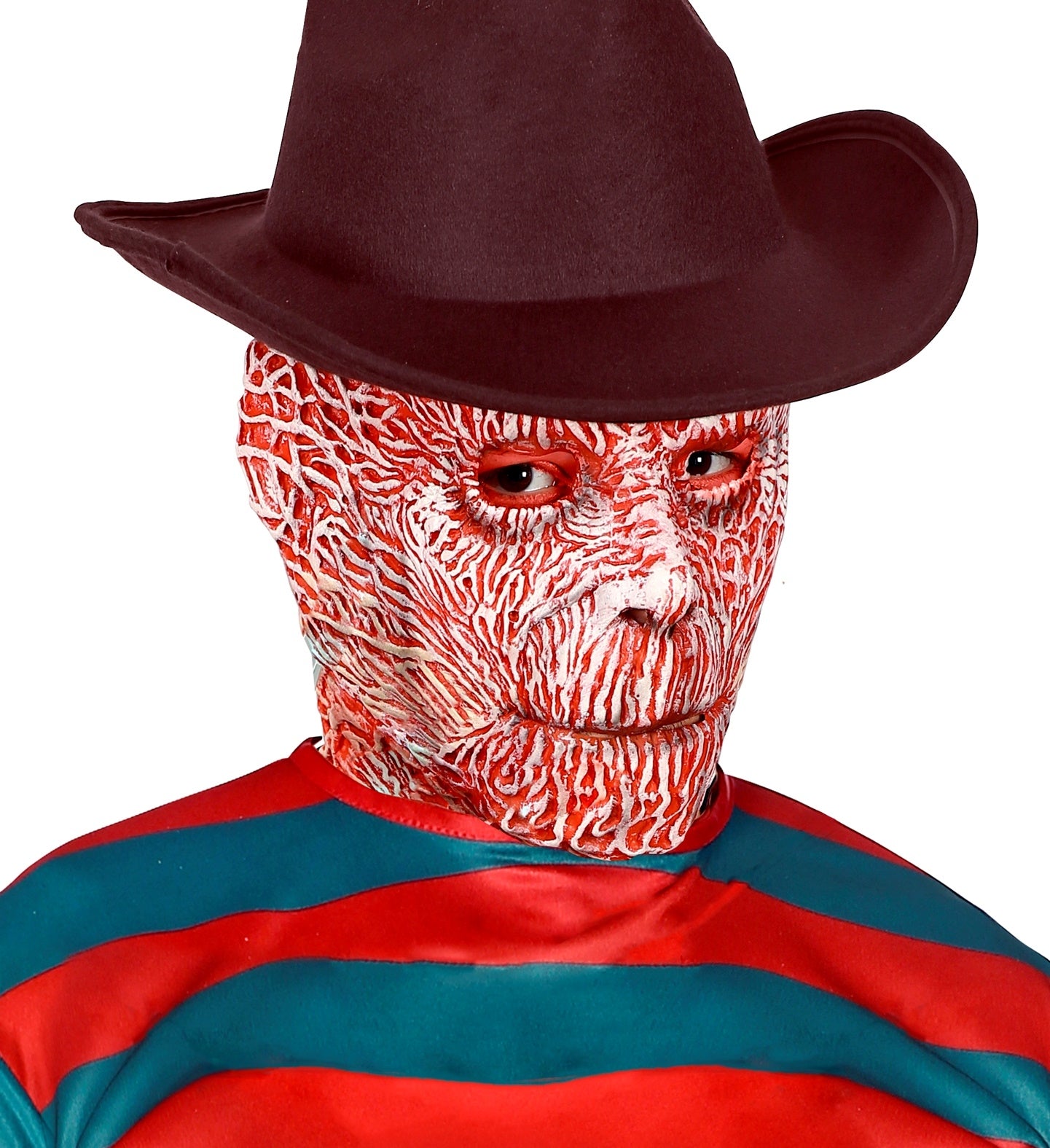 Horreur Garantie : Masque visage brulé Effrayant pour un Halloween