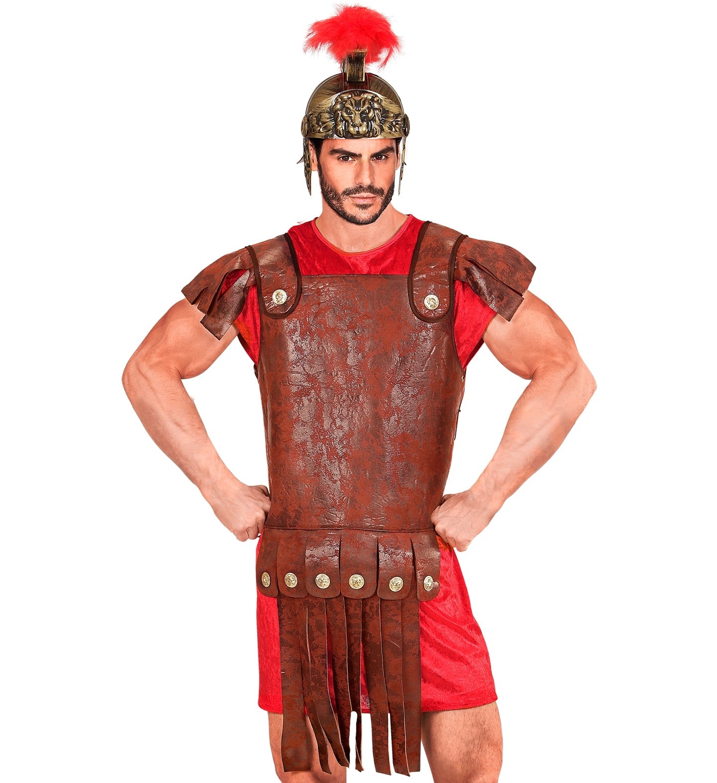 Cuirasse Style Grec ou Romain en Simili Cuir pour Homme