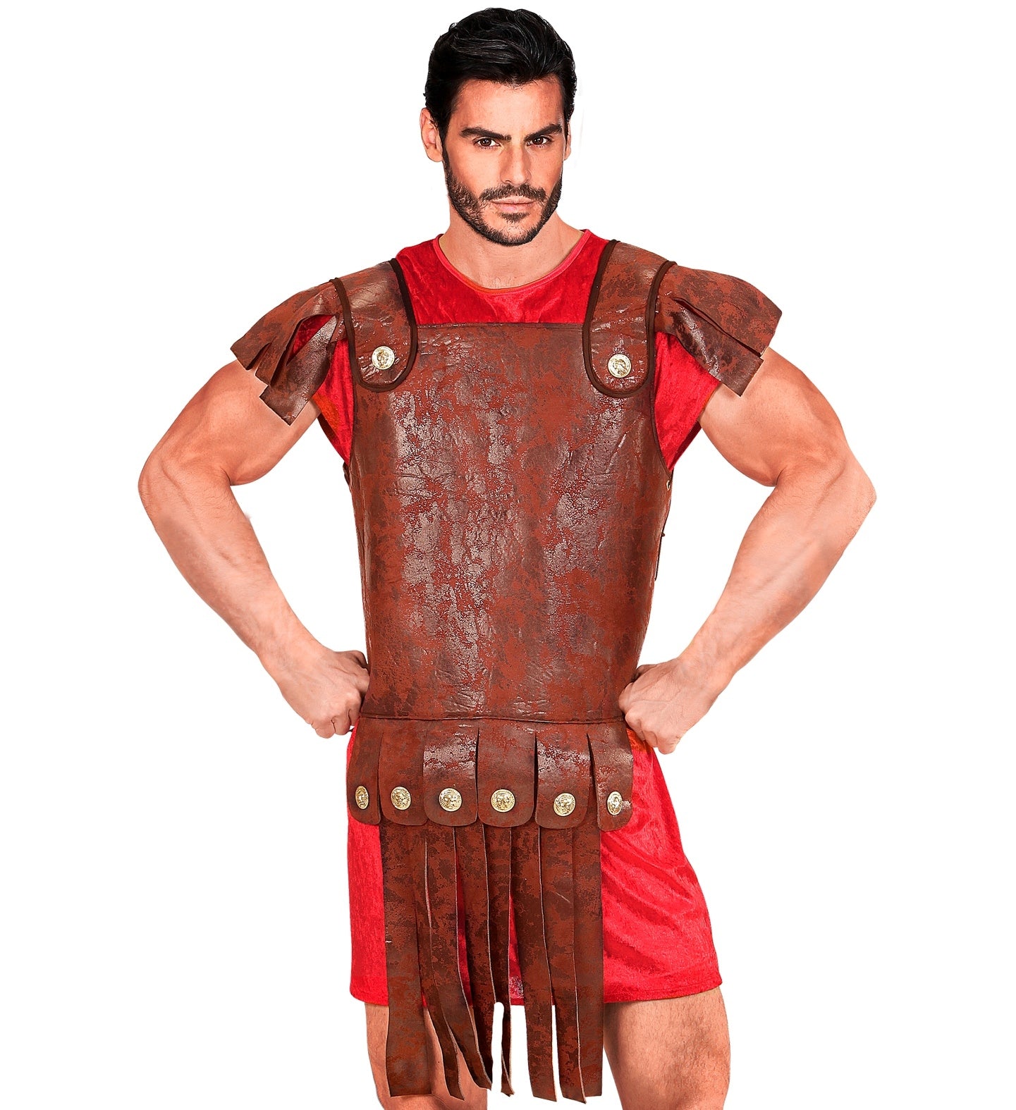 Cuirasse Style Grec ou Romain en Simili Cuir pour Homme