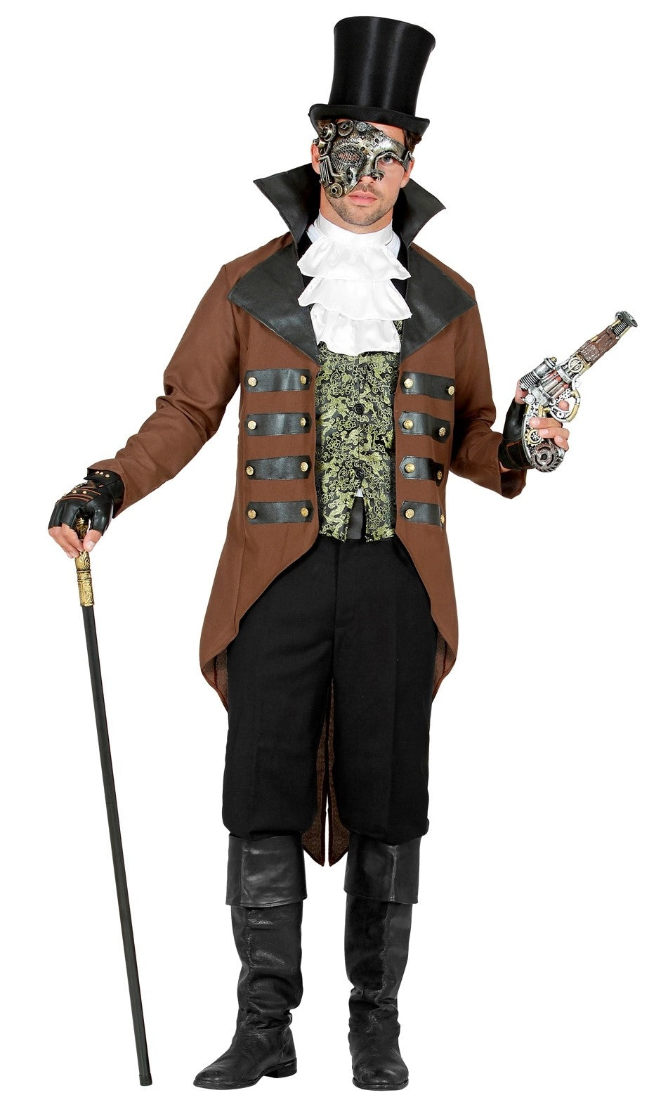 Déguisement Steampunk homme marron du M au XXL