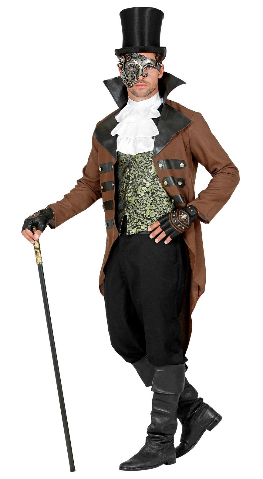 Déguisement Steampunk homme marron du M au XXL