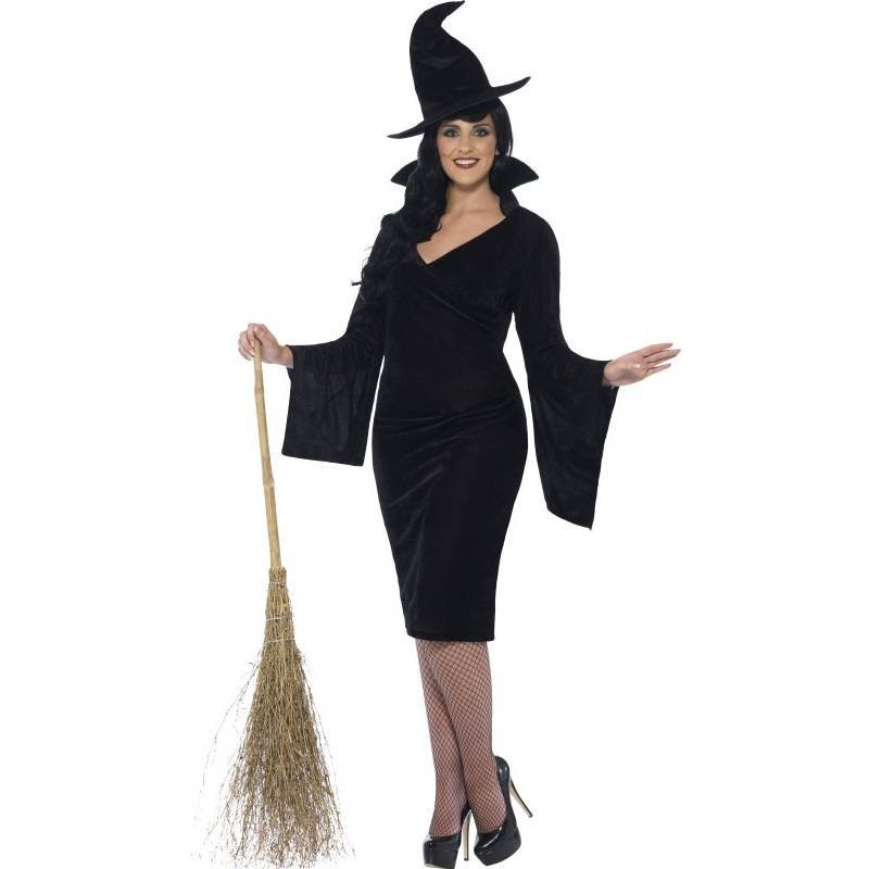 Déguisement Sorcière avec chapeau (grandes taille XXXL)