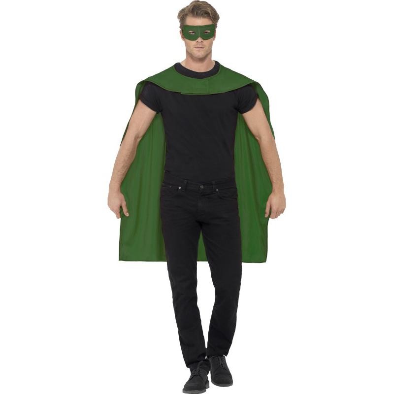 Cape avec masque vert