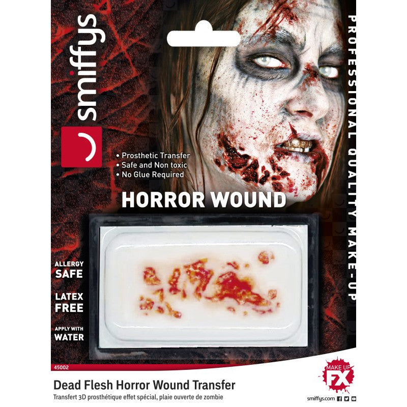 Fausse plaie de zombie auto-adhésive