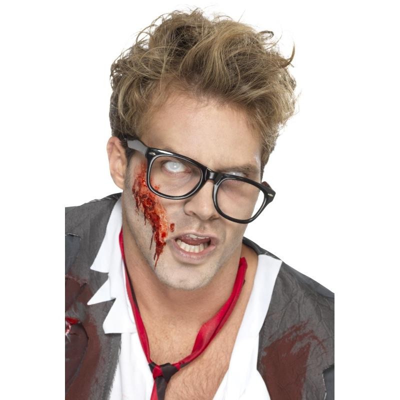Fausse plaie de zombie auto-adhésive