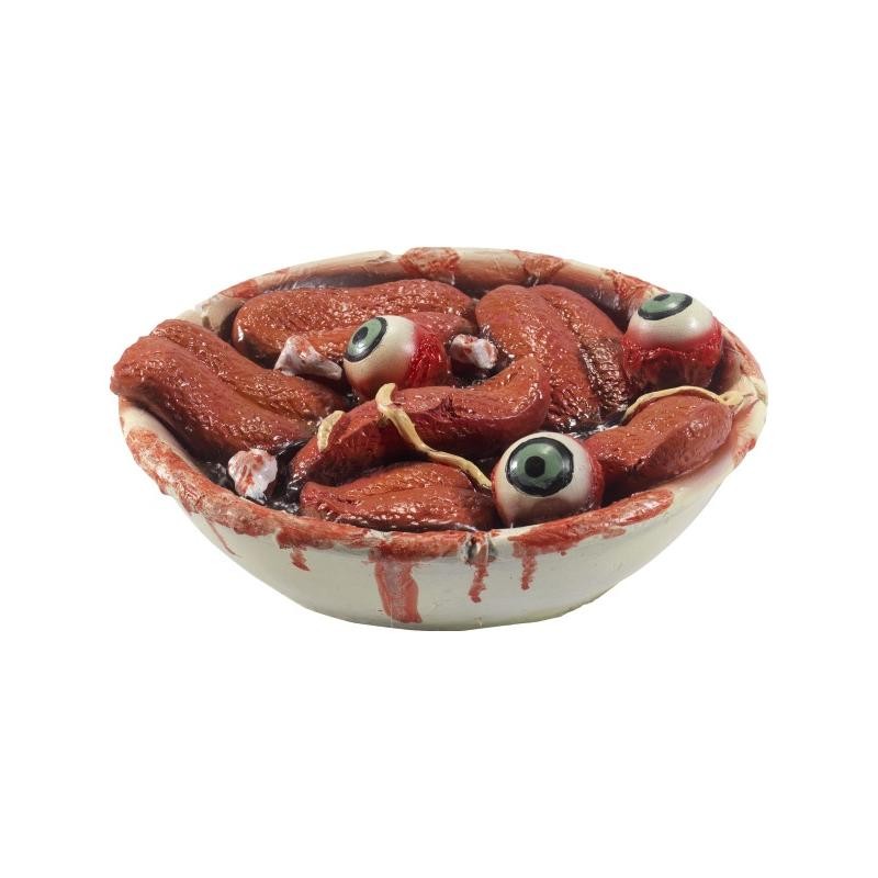 Saladier de langue avec yeux latex