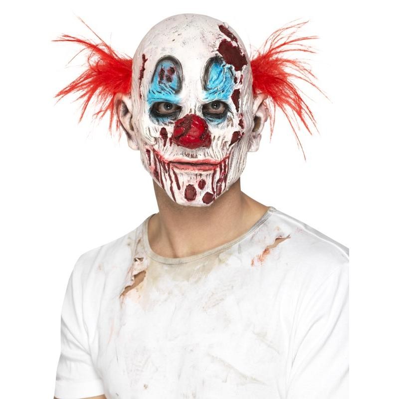 Masque intégral zombie clown adulte (latex)