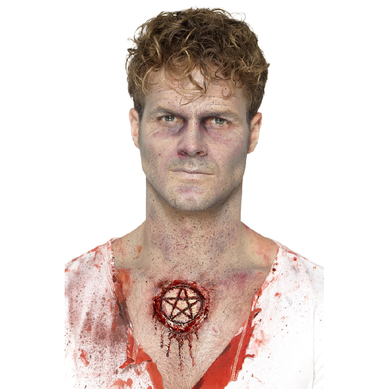 Masque zombie marron en mousse latex