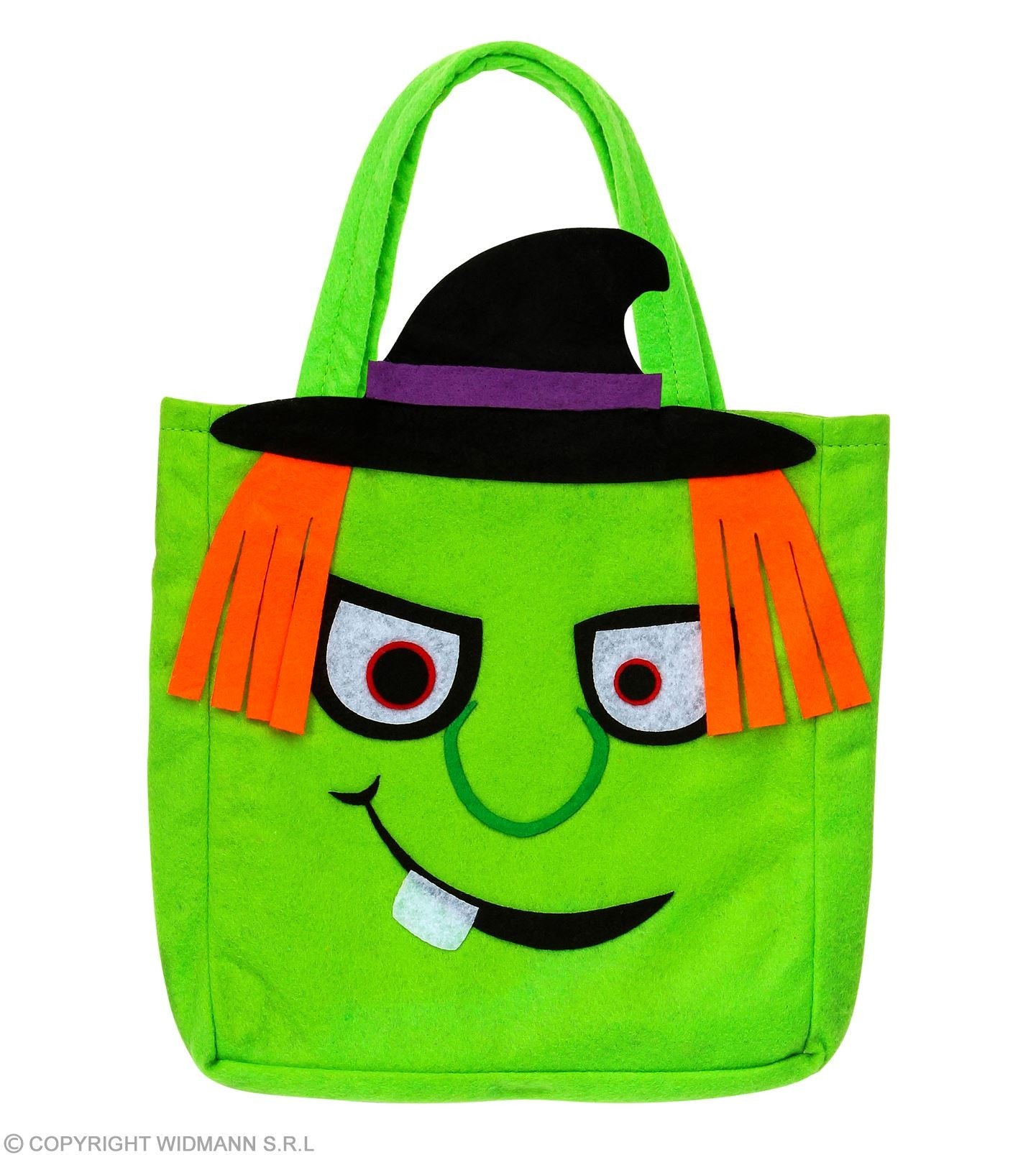 Sac de bonbons Halloween, vert (mixte)