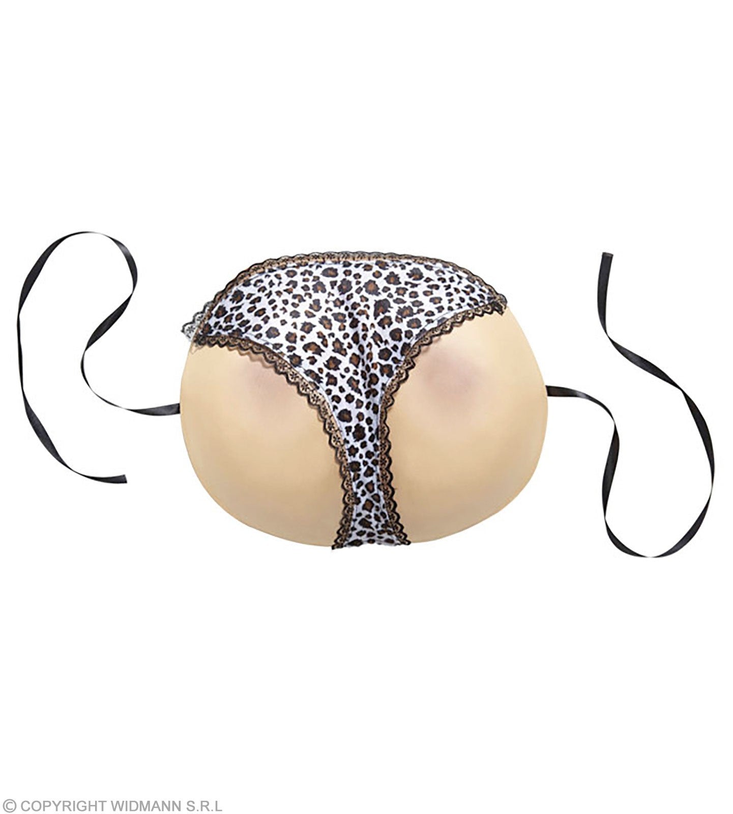 Fausses fesses avec string léopard