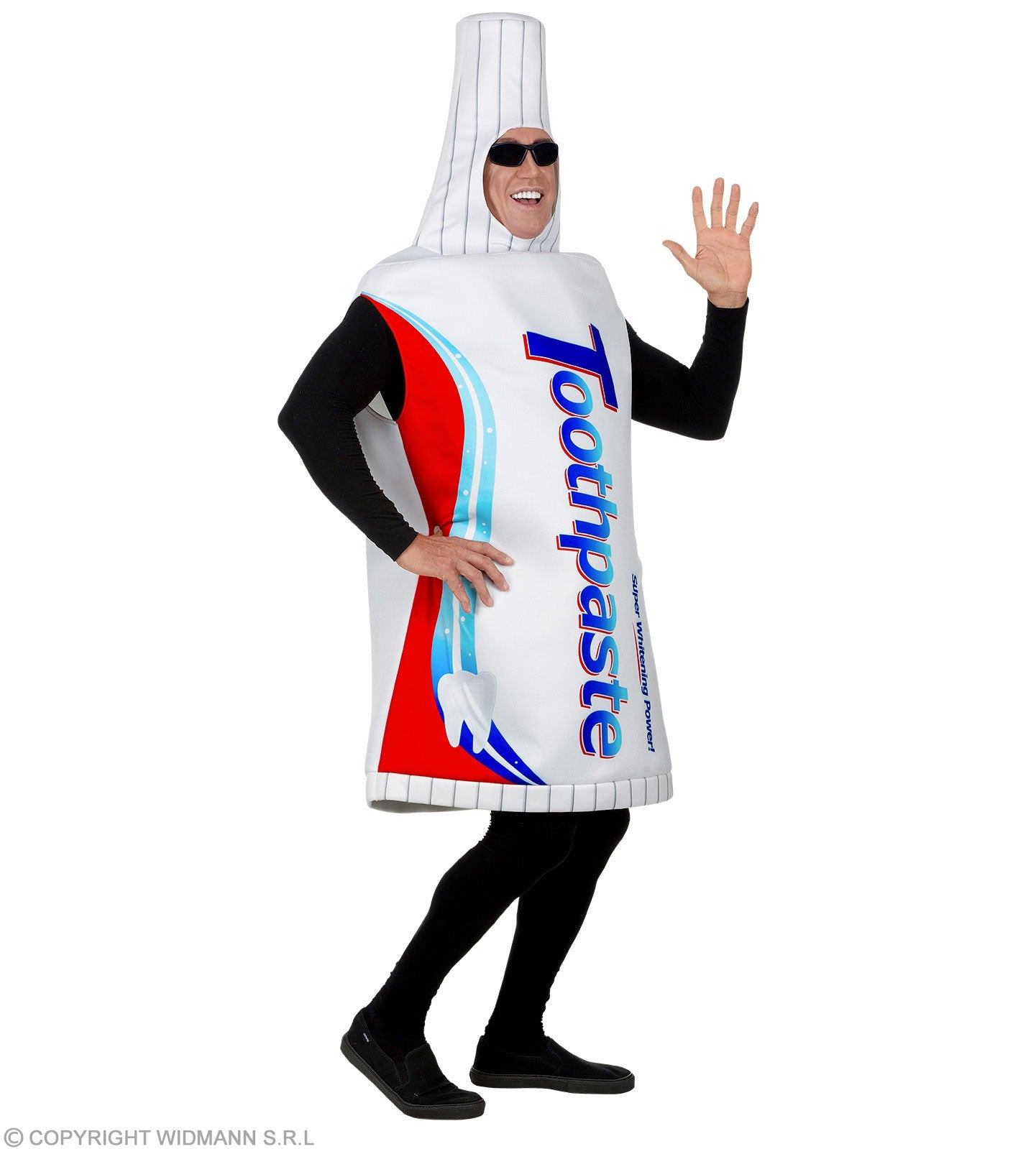 Déguisement tube de dentifrice homme