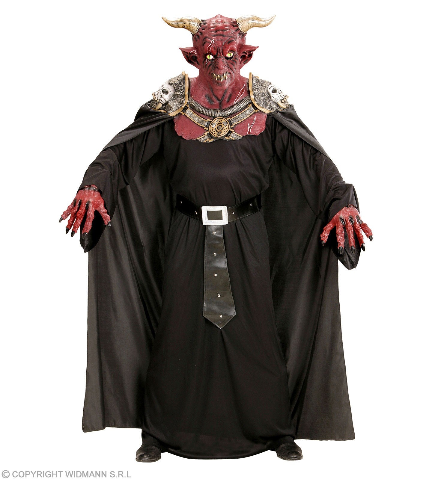 Déguisement Démon de l'Enfer Homme (masque de démon, armure et cape)