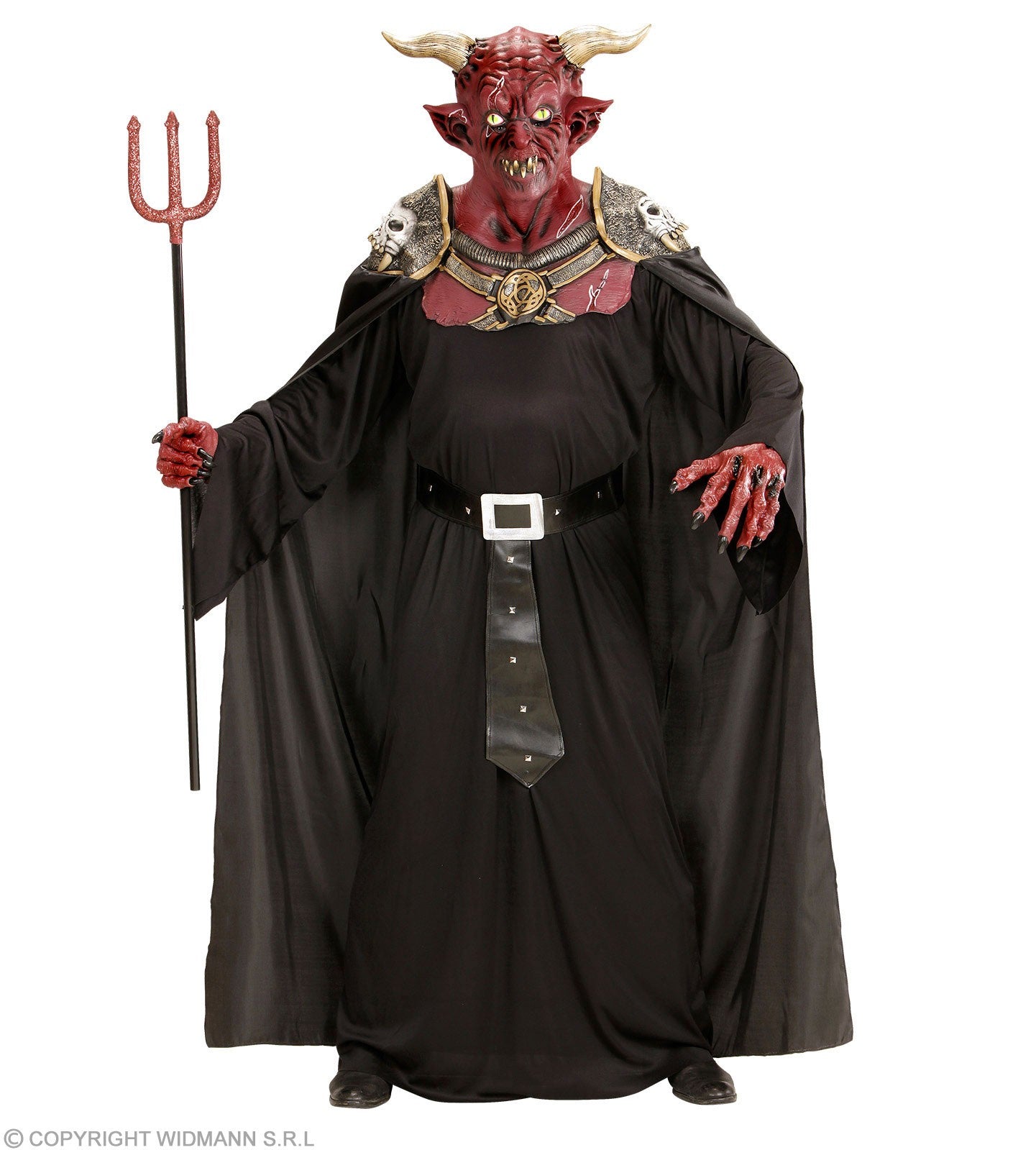 Déguisement Démon de l'Enfer Homme (masque de démon, armure et cape)