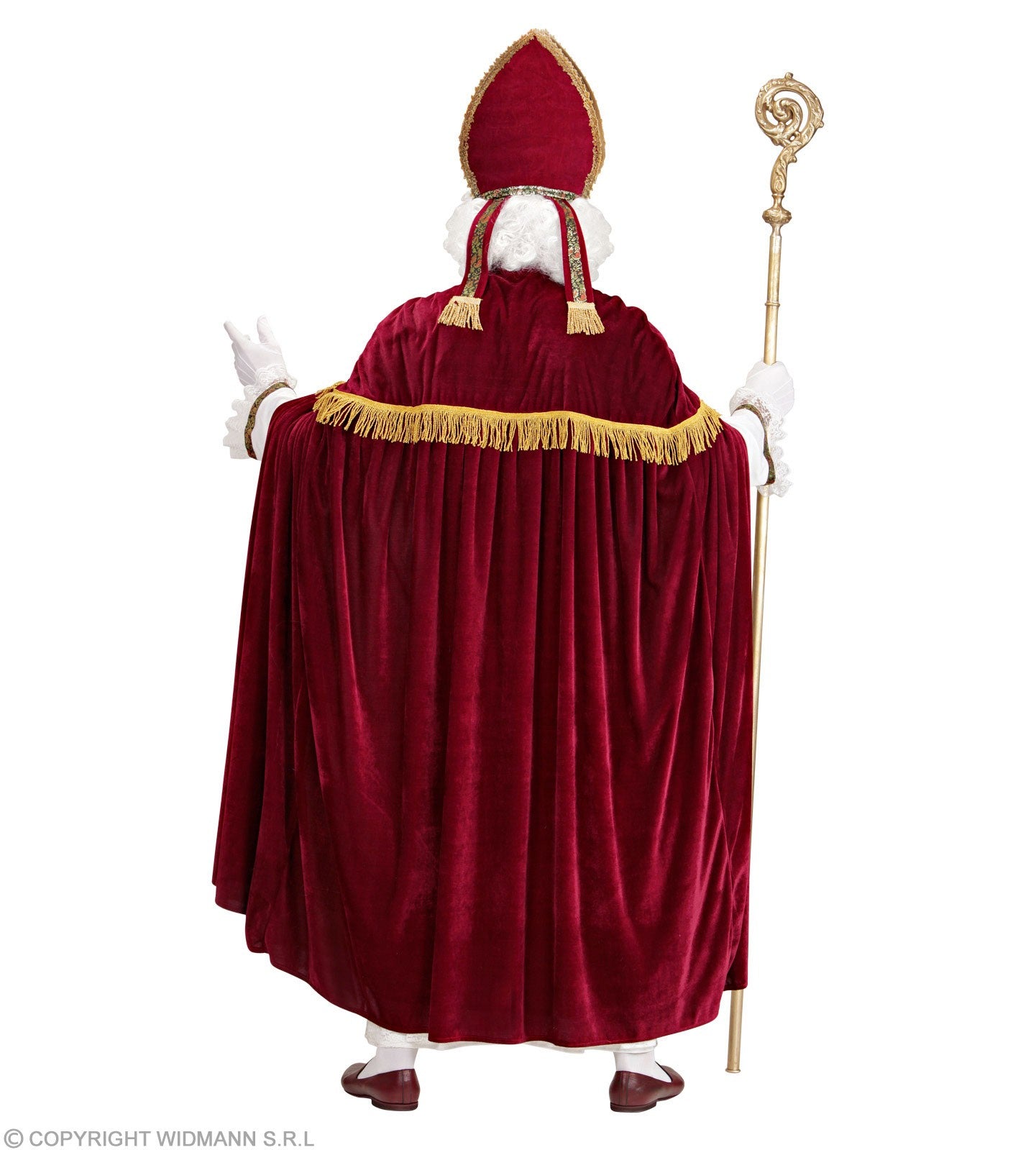 Déguisement Archevêque Saint-Nicolas XXL/XXXL (tunique, ceinture, étole, cape, mitre)