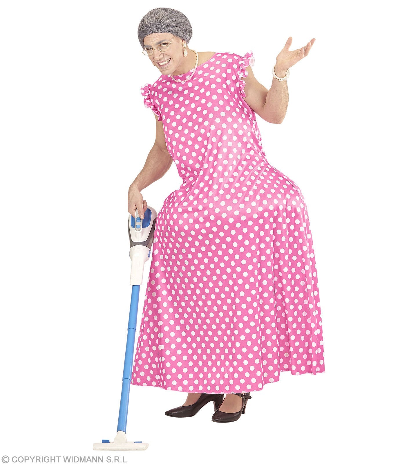 Déguisement Mamie Homme (combinaison forte femme, robe)