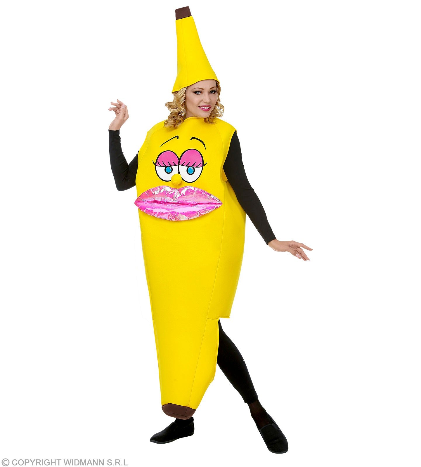 Déguisement madame banane (costume, chapeau)