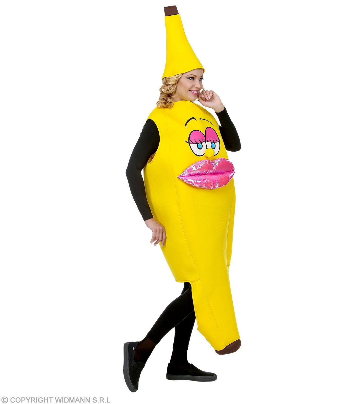 Déguisement madame banane (costume, chapeau)