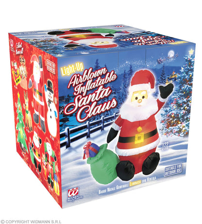 Père Noël Gonflable et Lumineux avec ventilateur - 122cm