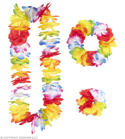 Set Hawaïen multicolore, Luxe