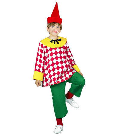Déguisement marionnette enfant rouge et verte